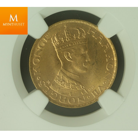 20 krone 1910 kvalitet 0/01 , NGC MS64