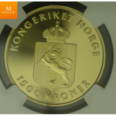 1993 Norway 1500kroner gold Edvard Grieg NGC PF69