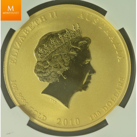 Lunar series II. 100 Dollar 2010 P Year of the Tiger