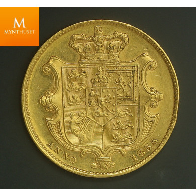 Great Britain 1 Sovereign 1835 kvalitet God 01