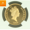 Alderney Gold 25 Pounds 2004 kvalitet Proof, NGC PF69 UCAM MINTAGE 500