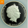 Cook Islands 20 Dollars 2009 Masterpieces of Art SPITZWEG POOR POET 3 Oz Silver kvalitet Proof, NGC PF70