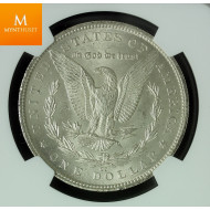 Morgan dollar 1884 Carson City kvalitet 0/01, NGC MS63