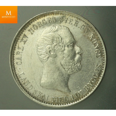 Sjelden! 12 skilling 1862 kvalitet 01, svært god histrikk på mynten solgt på Oslo Myntgalleri