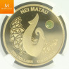 1 oz gullmynt 2012 Newzeland Gold 10 Dollar Hei Matau meget lavt opplag kun 250 mynter