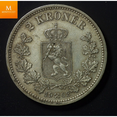 2 kroner 1902 kvalitet 1+