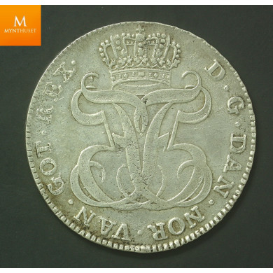 24 skilling 1765 S.5 kvalitet 1+/01 EX Oslo Myntgalleri