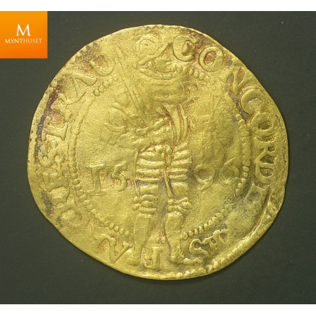 Nederland Ducat 1596  Utrecht 1596  Gull kvalitet 1/1+