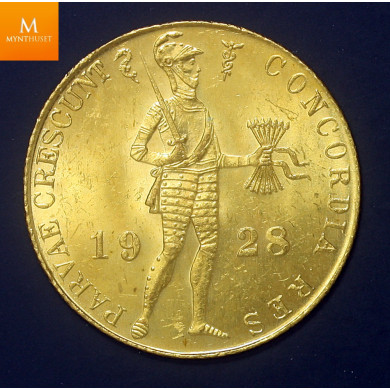 Nederland 1 Ducat 1928 Utrecht kvalitet 0/01