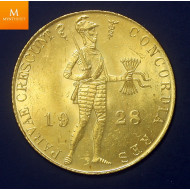 Nederland 1 Ducat 1928 Utrecht kvalitet 0/01