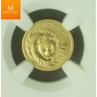 China gull 20 Yuan Panda 2003 mirrored bamboo kvalitet 0 , NGC MS65