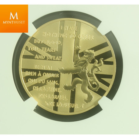 France 500 Francs 1994 Winston Churchill kvalitet proof, NGC PF70