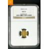 Meget sjelden! USA 1 Dollar gull 1850 New Orleans kvalitet 1+/01, NGC AU53