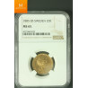 Sweden 20 kronor 1885 kvalitet 0/01, NGC MS65
