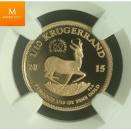 Sør Afrika 1/10 Krugerrand 2015 Winston Churchill Kvalitet: Proof, NGC PF70 UCAM