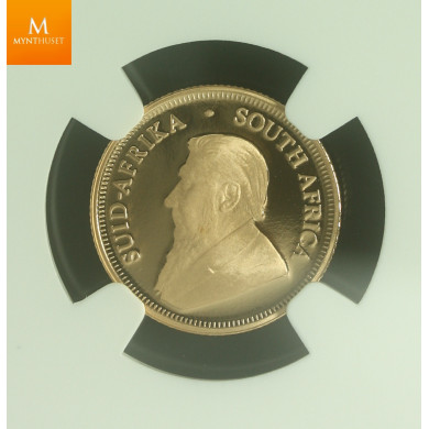 2008 Sør Afrika gull 1/10 krugerrand kvalitet proof, NGC PF70 UCAM