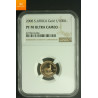 2008 Sør Afrika gull 1/10 krugerrand kvalitet proof, NGC PF70 UCAM