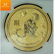 2016P Australia 2 oz Gull Lunar Series 2 Year of the Monkey NGC MS70