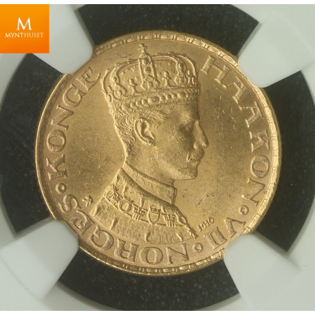 10 krone 1910 kvalitet god 01, NGC MS63