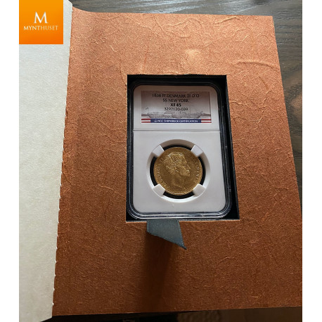 Denmark - Frederik VI, 2 Frederik d'or 1838 FF kvalitet 1+ , NGC XF45