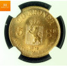 20 kroner 1875 kvalitet 0/01 , NGC MS64+