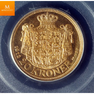 Denmark 20 kroner gull 1912 kvalitet sterkt 0/01, PCGS MS66