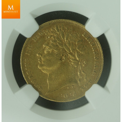Great Britain 1822 George IV Gold Sovereign kvalitet 1/1+
