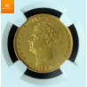 Great Britain 1830 George IV Gold Sovereign kvalitet 1+/01 , NGC AU Details