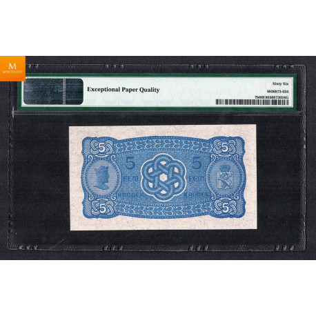 10 kroner 1929 L kvalitet 0, PMG MS66 EPQ