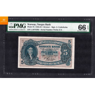 10 kroner 1929 L kvalitet 0, PMG MS66 EPQ