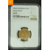 Australia 1 sovereign 1893 S kvalitet 1+/01 , NGC AU53