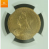 Australia 1 sovereign 1893 S kvalitet 1+/01 , NGC AU53