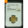 Australia 1 sovereign 1888 S kvalitet 1+, NGC XF40