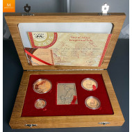 Sør Afrika Star of Africa 2005 Proof Krugerrand set 1,85 oz gull