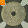 25 øre 1923 med hull kvalitet 0, NGC MS64
