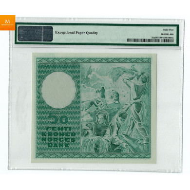 50 kroner 1953 B kvalitet 0, PMG MS65 EPQ
