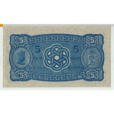5 krone 1927 K kvalitet 0, PMG MS66 EPQ