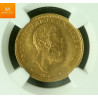 Sweden 20 kronor 1876 ST uten hjerteskjold kvalitet 0/01, NGC MS64