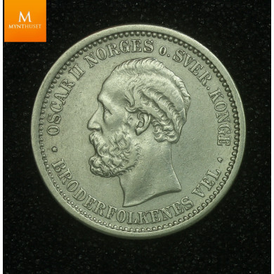 1 krone 30 skilling 1875 kvalitet 1/1+