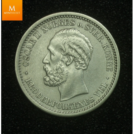 1 krone 30 skilling 1875 kvalitet 1/1+