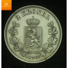 2 kroner 1890 kvalitet 1+/01 renset