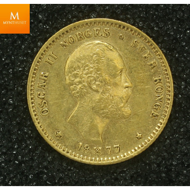 10 kroner 1877 kvalitet svak 01