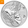 AUSTRALIA  2020 1 OZ LUNAR SERIES III YEAR OF THE MOUSE DRAGON PRIVY .9999 sølv kvalitet BU