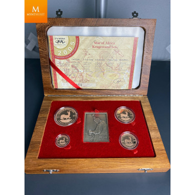 Sør Afrika Star of Africa 2005 Proof Krugerrand set 1,85 oz gull