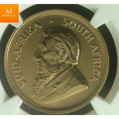 1967 South Africa 1 oz gull Krugerrand kvalitet 0 MS-66 NGC