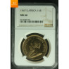 1967 South Africa 1 oz gull Krugerrand kvalitet 0 MS-66 NGC