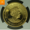 Australia 2020P 100 dollar gull Swan high relief kvalitet proof, NGC PF70 UCAM Sjelden