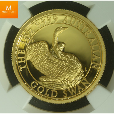 Australia 2020P 100 dollar gull Swan high relief kvalitet proof, NGC PF70 UCAM Sjelden