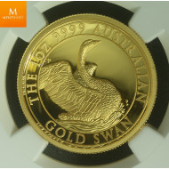 Australia 2020P 100 dollar gull Swan high relief kvalitet proof, NGC PF70 UCAM Sjelden