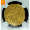 Rundeskatten gull dukat 1724 Utrecht kvalitet 0/01, NGC MS63